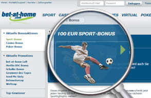 Der Neukundenbonus bei bet-at-home