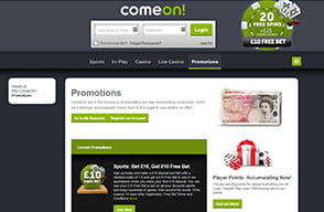 Aktueller Neukundenbonus von ComeOn